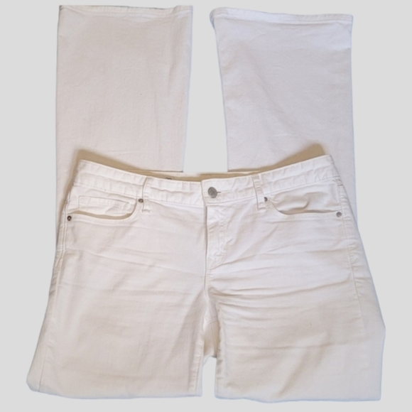 Gap womens Perfect Boot white jeans Mid Rise Size 29 - Picture 3 of 4